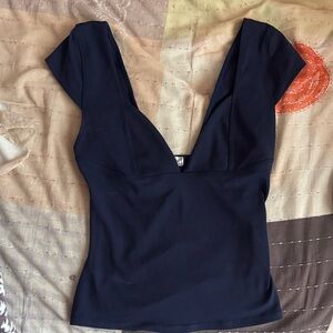 Free People Duo Corset Cami: Navy (Jazzberry)